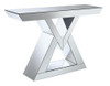 Cerecita Console Table with Triangle Base Clear Mirror / CS-930009