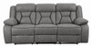 Higgins Pillow Top Arm Upholstered Motion Sofa Grey / CS-602261