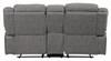 Higgins Pillow Top Arm Motion Loveseat with Console Grey / CS-602262