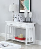 Schmitt Rectangular 2-drawer Sofa Table High Glossy White / CS-705709