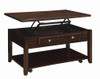 Bradford Rectangular Lift Top Coffee Table Walnut / CS-721038