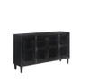 Sylvia 4-door Accent Cabinet Black / CS-950780