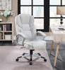 Kaffir Upholstered Adjustable Home Office Desk Chair White / CS-801140