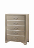 Beaumont 5-drawer Bedroom Chest Champagne / CS-205295