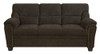 Clementine Upholstered Sofa with Nailhead Trim Brown / CS-506571