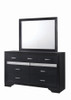 Miranda 7-drawer Dresser Black and Rhinestone / CS-206363