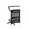 Dallas 2-shelf Curved Freestanding Home Bar Cabinet Black / CS-182135