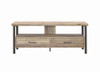 Ruston 59" 2-drawer TV Console Weathered Pine / CS-721881