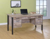 Samson 60-inch 4-drawer Office Computer Desk Weathered Oak / CS-801950