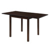 Kelso Rectangular Dining Table with Drop Leaf Cappuccino / CS-190821
