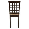 Kelso Lattice Back Dining Chairs Cappuccino (Set of 2) / CS-190822