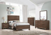 Brandon Wood Full Panel Bed Warm Brown / CS-205321F