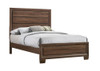 Brandon Wood Full Panel Bed Warm Brown / CS-205321F