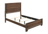 Brandon Wood Full Panel Bed Warm Brown / CS-205321F