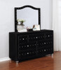 Deanna 7-drawer Rectangular Dresser Black / CS-206103