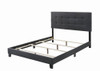 Mapes Upholstered Full Panel Bed Charcoal / CS-305746F