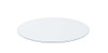 54" 10mm Round Glass Table Top Clear / CS-CP54RD-10