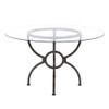 Aviano Dining Table Base Gunmetal / CS-108291