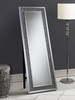 Carisi 22 x 61 Inch Faux Crystal LED Standing Mirror Silver / CS-961427