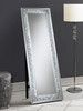 Carisi 22 x 61 Inch Faux Crystal LED Standing Mirror Silver / CS-961427