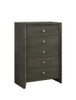 Serenity 5-drawer Bedroom Chest Mod Grey / CS-215845