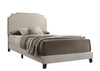 Tamarac Upholstered Queen Panel Bed Beige / CS-310061Q