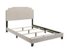 Tamarac Upholstered Queen Panel Bed Beige / CS-310061Q