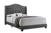 Sonoma Upholstered Full Wingback Bed Grey / CS-310072F