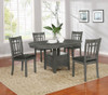 Lavon Padded Dining Side Chairs Medium Grey and Black (Set of 2) / CS-108212