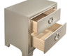 Salford 2-drawer Nightstand Metallic Sterling / CS-222722
