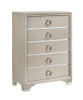 Salford 5-drawer Bedroom Chest Metallic Sterling / CS-222725