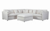 Hobson Cushion Seat Ottoman Off-White / CS-551453