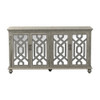 Melanie 4-door Accent Cabinet Antique White / CS-952845