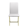 Carmelia Upholstered Side Chairs White (Set of 4) / CS-105171