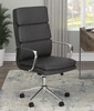 Ximena High Back Upholstered Office Chair Black / CS-801744