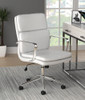 Ximena Standard Back Upholstered Office Chair White / CS-801767