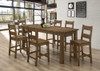 Coleman 5-piece Counter Height Dining Set Rustic Golden Brown / CS-192028-S5