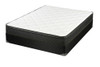 Evie 9.25" California King Mattress White and Black / CS-350371KW