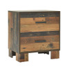 Sidney 2-drawer Nightstand Rustic Pine / CS-223142