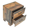 Sidney 2-drawer Nightstand Rustic Pine / CS-223142