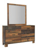 Sidney Square Dresser Mirror Rustic Pine / CS-223144