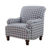 Glenn Recessed Arms Accent Chair Blue / CS-903093