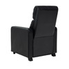 Toohey Upholstered Tufted Recliner Living Room Set Black / CS-600181-S5A