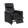 Toohey Upholstered Tufted Recliner Living Room Set Black / CS-600181-S4A