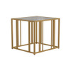 Adri Metal Frame End Table Matte Brass / CS-723607