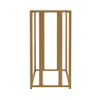 Adri Metal Frame Sofa Table Matte Brass / CS-723609