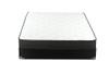 Santa Barbara  Twin Mattress White and Charcoal / CS-350369T