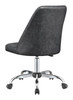 Althea Upholstered Tufted Back Office Chair Grey and Chrome / CS-881196