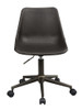 Carnell Upholstered Adjustable Home Office Desk Chair Brown / CS-803378