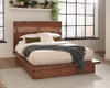 Winslow Wood Eastern King Panel Bed Smokey Walnut / CS-223250KE